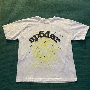 Spider Worldwide SP5DER White Yellow Tee Large